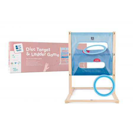 Miscare - Aruncarea discului si Scara, joc 2-in-1 pentru copii, BS Toys