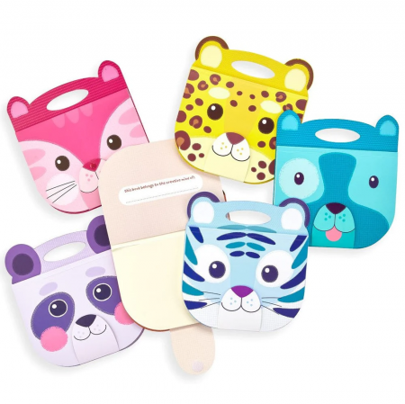 Caiet desen portabil - Panda mov [8]