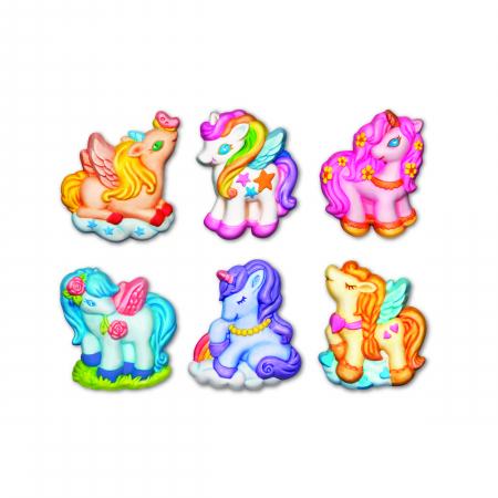 Atelier creativ Modeleaza si picteaza - Unicorni cu sclipici [1]
