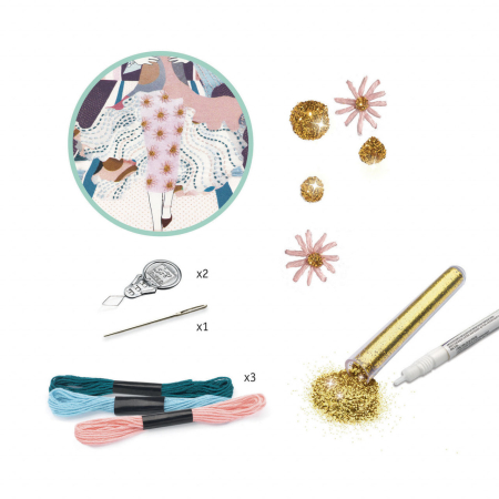 Atelier de brodat si cusut Djeco, Fashion week [1]