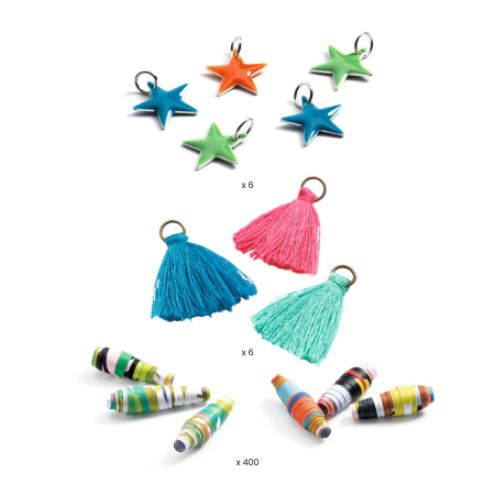 Atelier DIY de confectionat bratari cu margele din hartie, culori Pop [2]