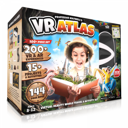 Jucării copii 10+ - Atlas VR Interactiv – Exploreaza Lumea prin Realitate Virtuala