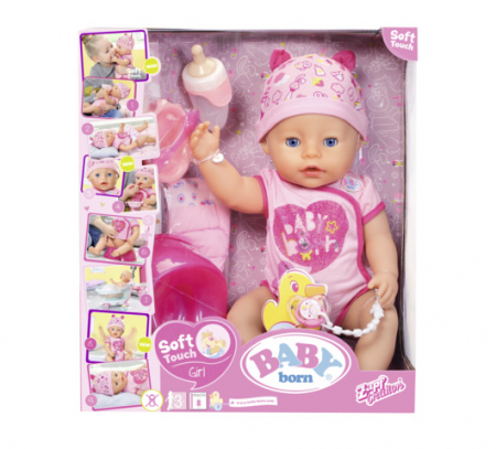 Papusi - BABY born - Papusa interactiva cu corp moale