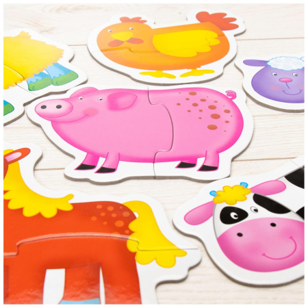 Baby Puzzle: Ferma (2 piese) [4]