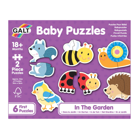Noutati - Baby puzzle: In gradina (2 piese)