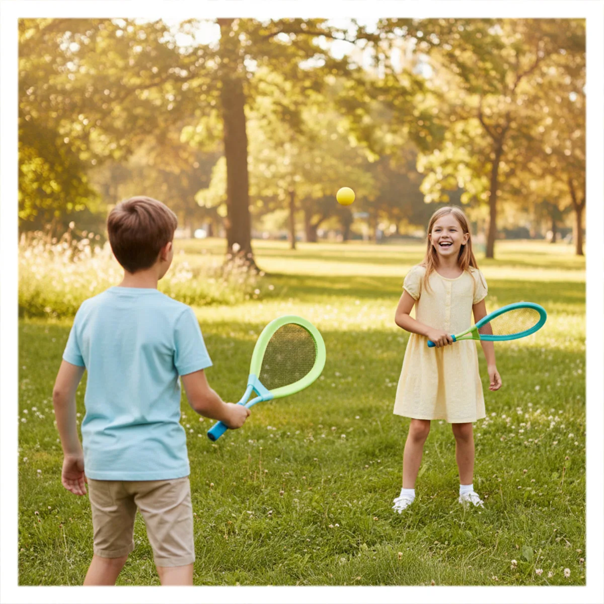 Badminton & Soft tenis, set 2 în 1 XL, Alldoro [2]