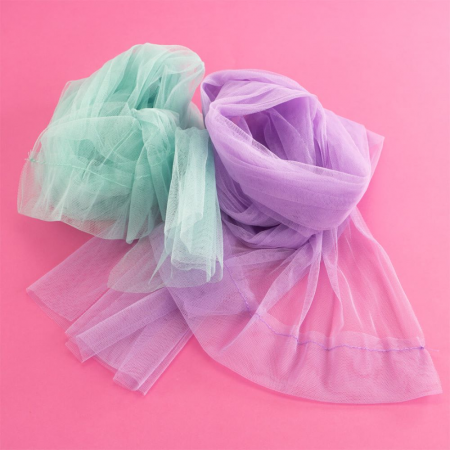Baldachin decorativ copii Girabrilla – Tenda dei Sogni, cu lumini LED si tulle colorat [8]