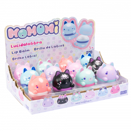 Balsam de buze Momomi – balsam parfumat pentru copii, în formă de pisicuță kawaii [2]
