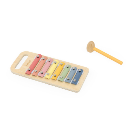 Banc de lovit cu Xilofon Montessori 3 in 1, Viga [1]
