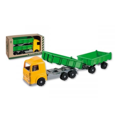 Vehicule - Basculanta cu remorca 49 cm Millenium Androni Giocattoli