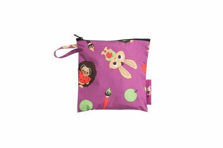 Baveta lunga cu buzunar - Animalute vesele [9]