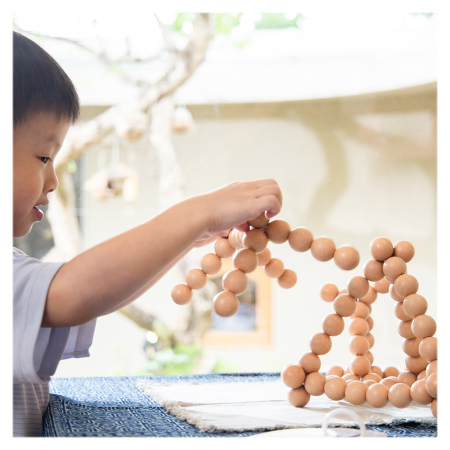 BendiBeads Natural, margele flexibile, Guidecraft [3]