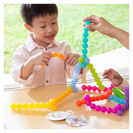 BendiBeads Rainbow, margele flexibile, Guidecraft [1]