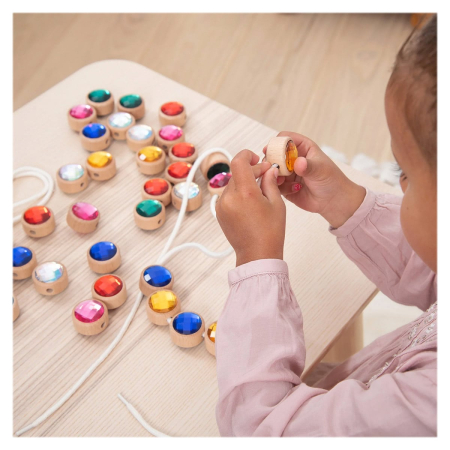 Bijuterii acrilice de snuruit, 36 bucati, Tickit [1]