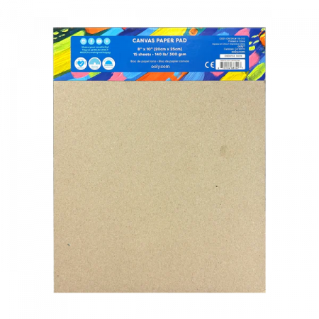Bloc desen pentru pictura A4, 15 file panza canvas, 300 g/mp, Paintology [2]