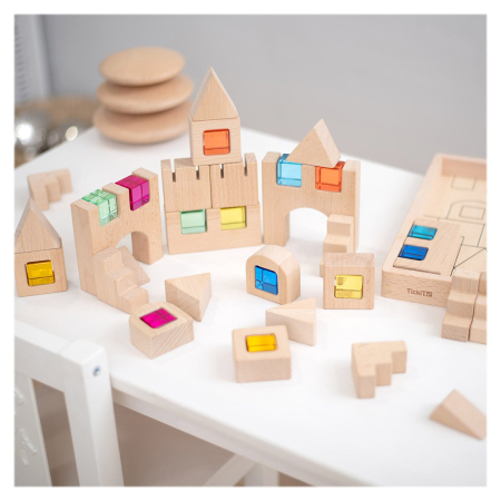 Blocuri de constructie din lemn cu cristale colorate [2]