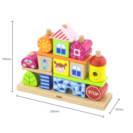 Blocuri de stivuit - Oras, Viga [2]
