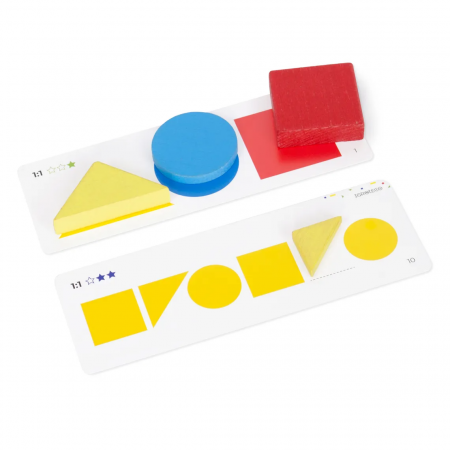 Blocuri logice din lemn, 48 piese [1]