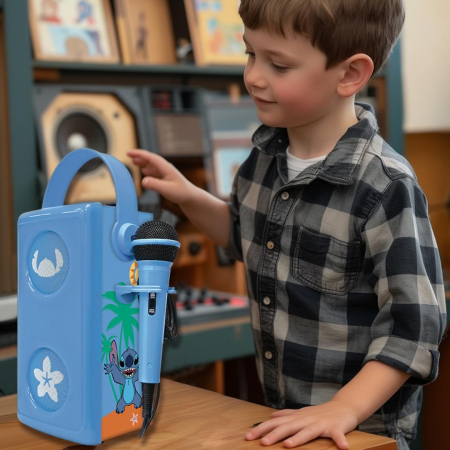 BOXA CU LUMINI&amp;MICROFON FARA FIR, STITCH [5]