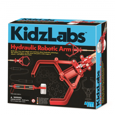 Stiinta si geografie - Brat robotic hidraulic, KidzLabs
