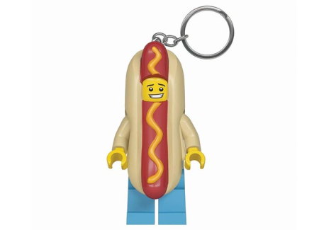 LEGO® - Breloc cu lanterna LEGO Baiatul Hot Dog