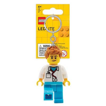 LEGO® - Breloc LEGO Iconic cu LED - Barbat Doctor