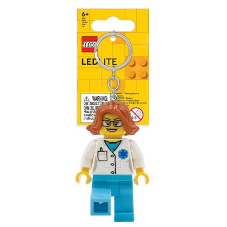 LEGO® - Breloc LEGO Iconic cu LED - Femeie Doctor