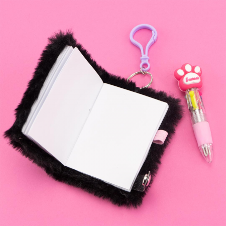 Breloc Mini-jurnal  Girabrilla – notebook miniatural cu pix [3]