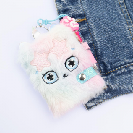 Breloc Mini-jurnal  Girabrilla – notebook miniatural cu pix [6]