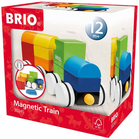 Brio - Tren Magnetic Cu Roti Albe [1]