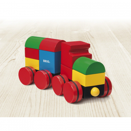 Vehicule - Brio - Tren Magnetic Cu Roti Rosii