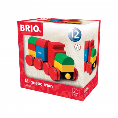 Brio - Tren Magnetic Cu Roti Rosii [3]