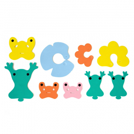 Broscutele simpatice, set creativ de baie, Quut Toys [5]