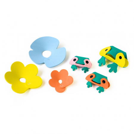 Broscutele simpatice, set creativ de baie, Quut Toys [3]
