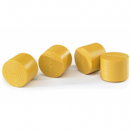Jucarii de rol - Bruder - Accesorii - 4 Baloti Rotunzi De Fan Pentru Class Rolland 250