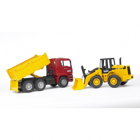 Jucarii de rol - Bruder - Camion Man Tga Si Incarcator Articulat Fr 130