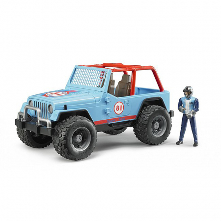 Jucarii de rol - Bruder - Jeep Cross Country De Curse Albastru