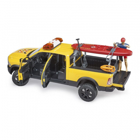 Bruder - Masina Lifeguard Ram 2500 Cu Figurina Si Caiac [3]
