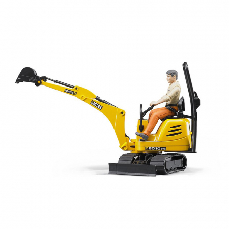 Vehicule - Bruder - Micro Excavator Jcb 8010 Cts Si Muncitor