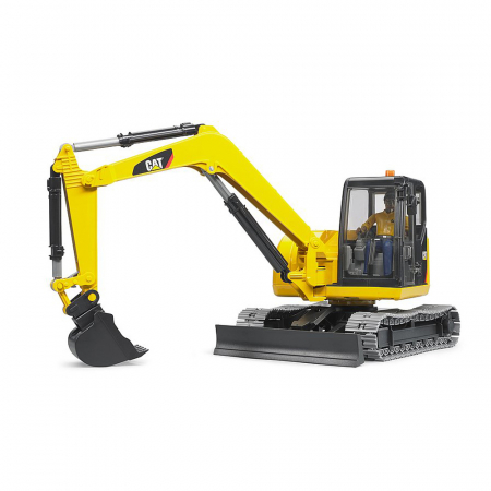 Bruder - Mini Excavator Cat Cu Muncitor [5]