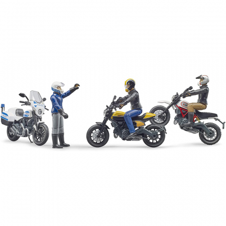 Bruder - Motocicleta De Politie Scrambler Ducati Si Politist [2]