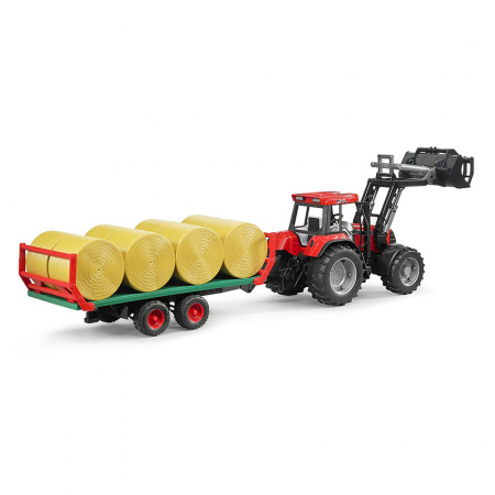 Bruder - Remorca Transport Baloti Cu 8 Baloti Rotunzi [1]