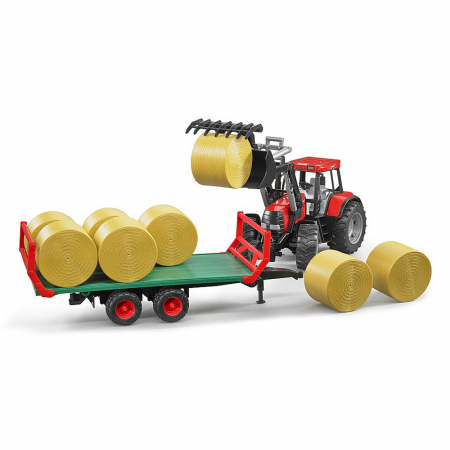 Bruder - Remorca Transport Baloti Cu 8 Baloti Rotunzi [3]