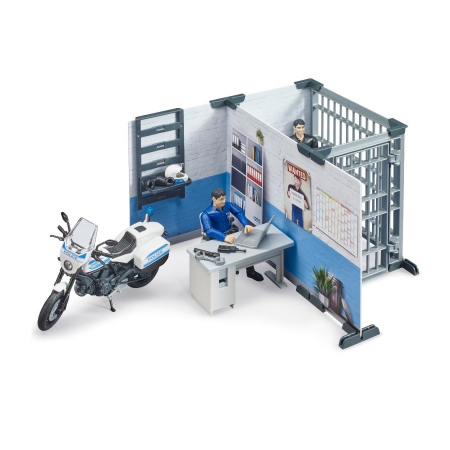 Bruder - Statie De Politie Cu Motocicleta [2]