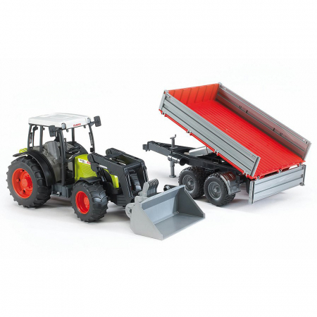 Bruder - Tractor Claas Nectis 267 F Cu Remorca Basculabila [3]
