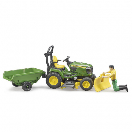 Bruder - Tractor Cu Remorca John Deere Si Gradinar [5]