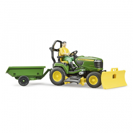 Bruder - Tractor Cu Remorca John Deere Si Gradinar [2]