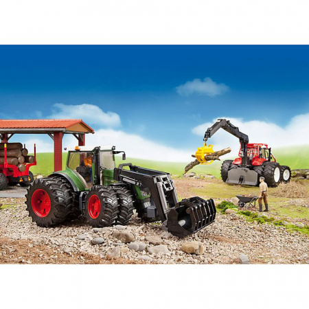 Bruder - Tractor Fendt 936 Vario Cu Incarcator Frontal [1]