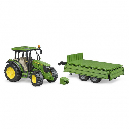 Bruder - Tractor John Deere 5115M Cu Remorca Basculabila [8]