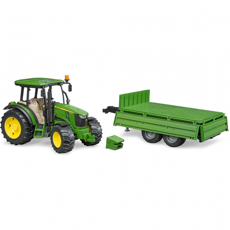 Bruder - Tractor John Deere 5115M Cu Remorca Basculabila [2]